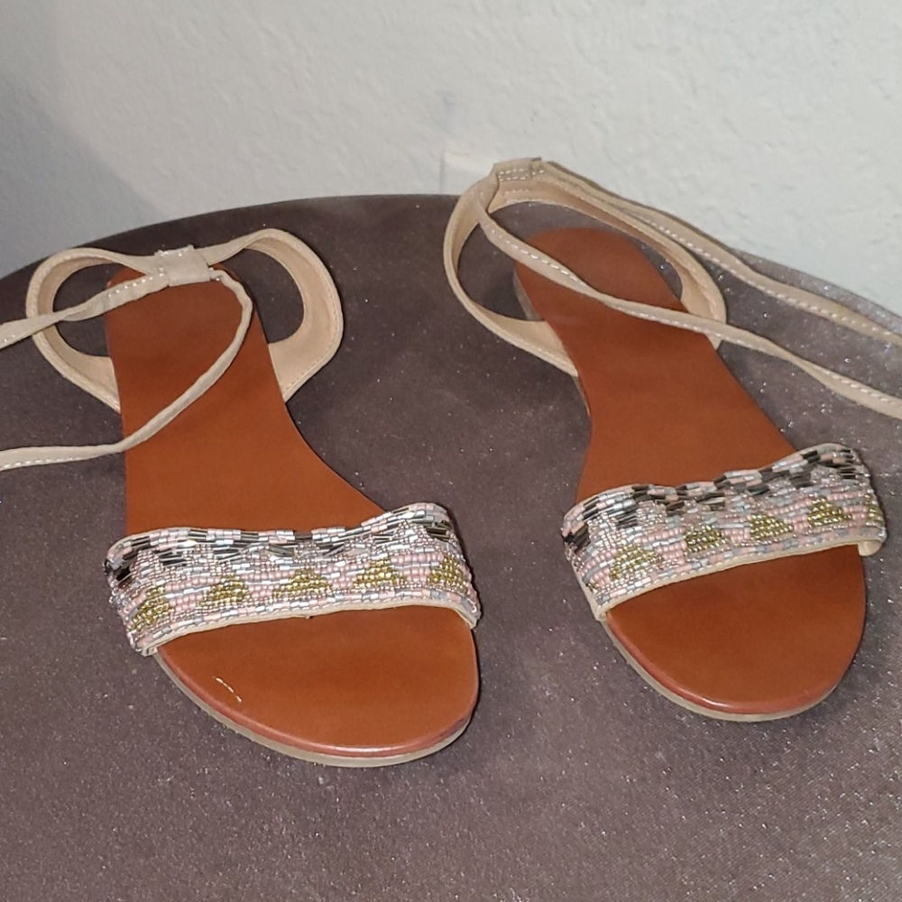 Wrap around your ankle sandals from Massimo